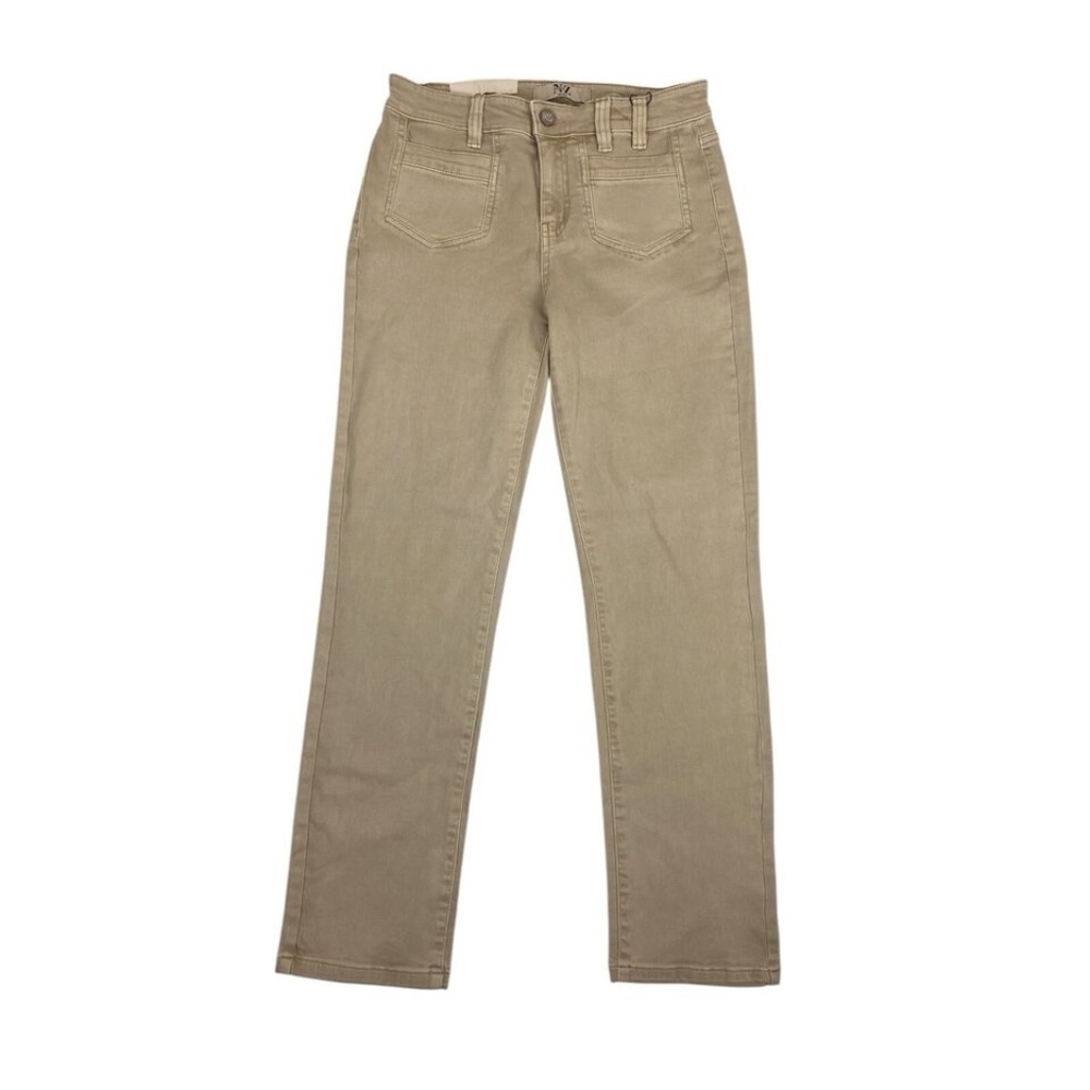 Nic+Zoe Jeans NZ Mid Rise Straight Patch Pocket Chamois